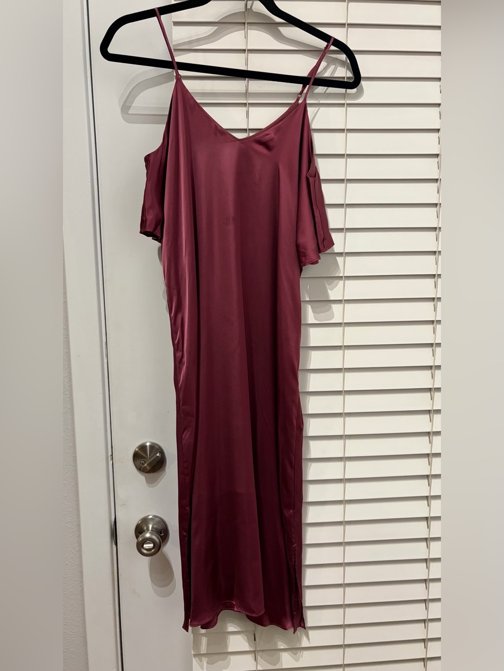Wilfred Harrietta Off-the-Shoulder Midi Slip Dress